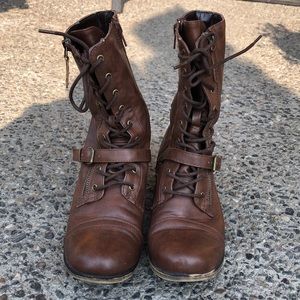 Call It Spring Combat Boots